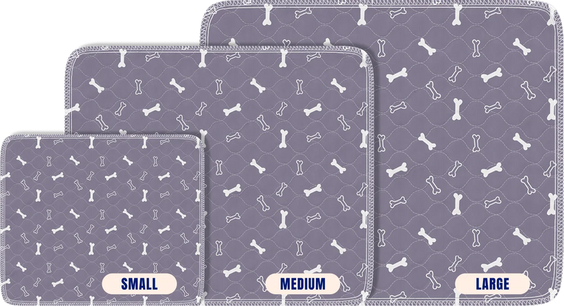 All three pad sizes comparison